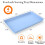 4-Pc Blue Serving Trays for Snacks, Fruit, Desserts – Reusable Plastic Platters for Kitchen & Parties 2