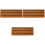 3Pièces Tapis Marches Escalier Rv Marron Accessoires Durables 3