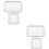 4Pièces Refroidisseur Buffet Gonflable PVC Pour Pool Party 7