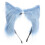 Furry Animal Ears Headband Blue Cloth 1 Set 1