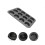12-Cup Nonstick Muffin Pan, Cupcake Pan, 13"X10" Diameter Cup, Black 1