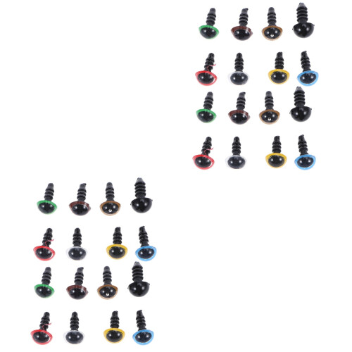 160Pcs Olhos Para Brinquedos DIY Para Ursos E Bonecas 2