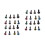 160Pcs Olhos Para Brinquedos DIY Para Ursos E Bonecas 4
