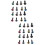 160Pcs Olhos Para Brinquedos DIY Para Ursos E Bonecas 7