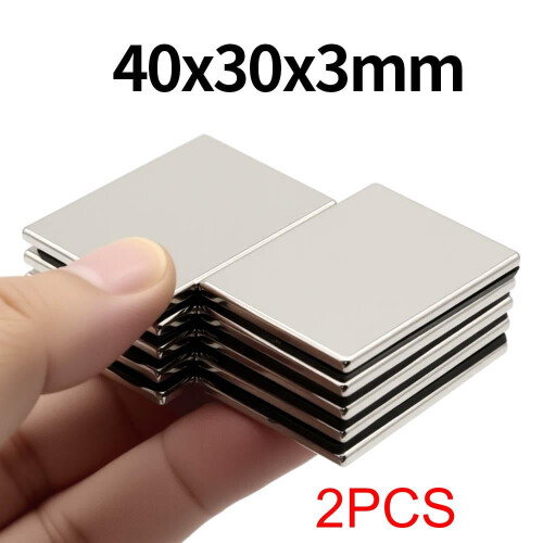 Neodymium Magnet Block N35 40x30x3mm