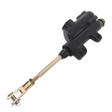 Motorcycle Rear Brake Arm Pump Metal Cylinder for 110cc/125cc/140cc Bikes Black