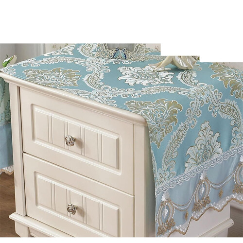 Bedside Table Dust Cover Fabric 1 Piece 2