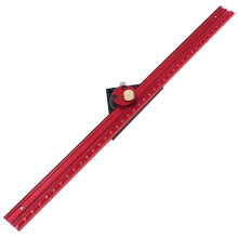 Carpenty Precision Scribe Ruler Carpenty Aluminum T-Type Line Drawing Hole Ruler Woodworking Square Layout Marking Gauge