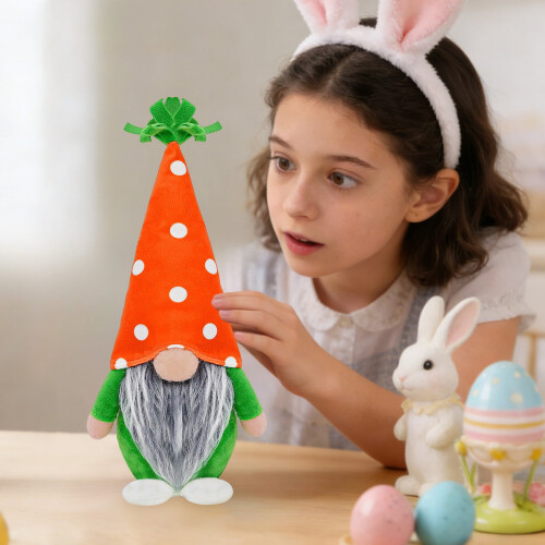 Virenlux Easter Gnomes and Bunny Plush Ornaments 1