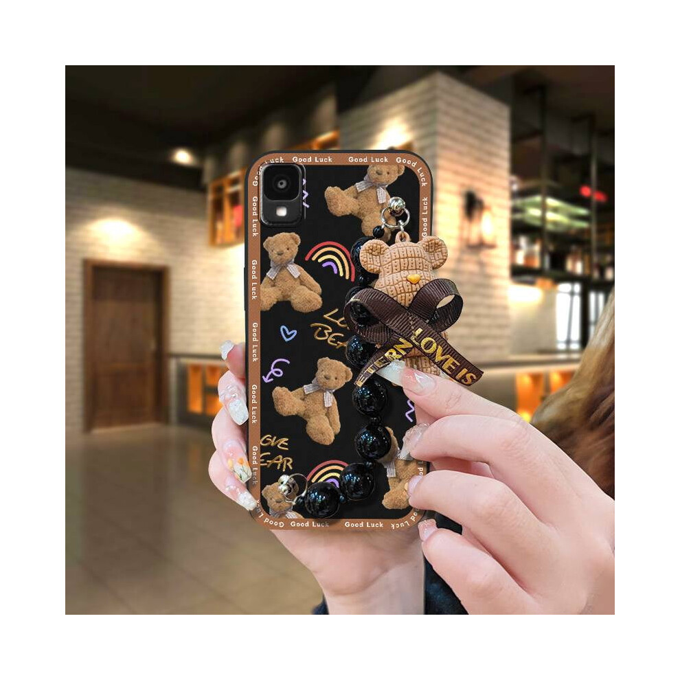 Silicone Phone Case For Tcl 30Z/30Le/T602dl With Bear 9455834361147