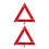 Road Emergency Kit with Red Reflective Triangle Warning 6