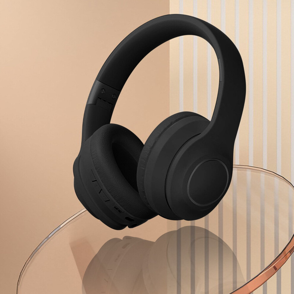Wireless Over-Ear Headphones, 180H Battery, Bt 5.3, Aux, Plug-In Card, Noise-Reduction Mic, For Gaming & Music 9152228745971