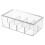 Modern Clear Acrylic Tea Bag Organizer with Multiple Compartments, Storage Box for Home, Kitchen, and Office Use 2