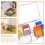 Modern Clear Acrylic Tea Bag Organizer with Multiple Compartments, Storage Box for Home, Kitchen, and Office Use 3