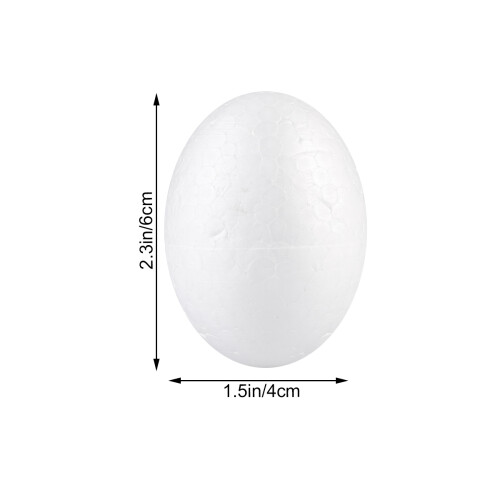 150Pièces Œufs Imitation Blancs Pour Projets DIY Décoration Durable 2