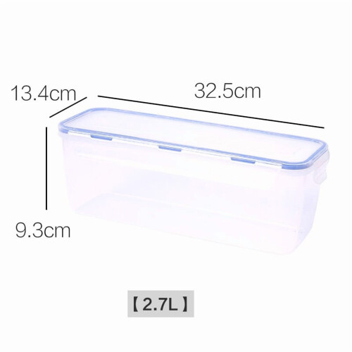 Plastic Bread Storage Box Airtight Food Storage Container Sandwich Bread Keeper With Lid Loaf Bread Container Kitchen Organizer