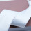 Hvitt imitert silkeslips for menn 5