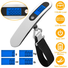 Digital Luggage Scale for Travelers, Handheld, 1 Pack
