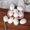 150Pièces Œufs Imitation Blancs Pour Projets DIY Décoration Durable 11