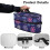 Garment Steamer Storage Bag Dustproof Floral Deep Blue 5