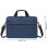 Laptoptas van blauwe, waterafstotende stof 3