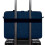 Laptoptas van blauwe, waterafstotende stof 5