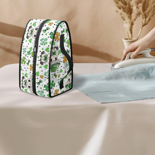 Lucky Hat Calf Pattern Iron Storage Bag 11.8x6.69x5.5 in 2