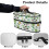 Lucky Hat Calf Pattern Iron Storage Bag 11.8x6.69x5.5 in 5