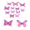 Luminous Butterfly Sticker 3D Simulation 6