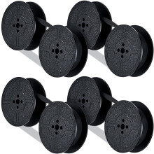 Typewriter Ribbon Twin Spool Replacement Pack Black 4 Pairs