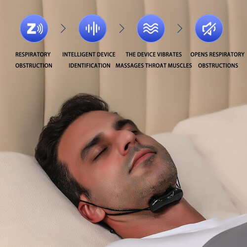 Electric Anti-Snoring Device with Silicone Massage Head 1