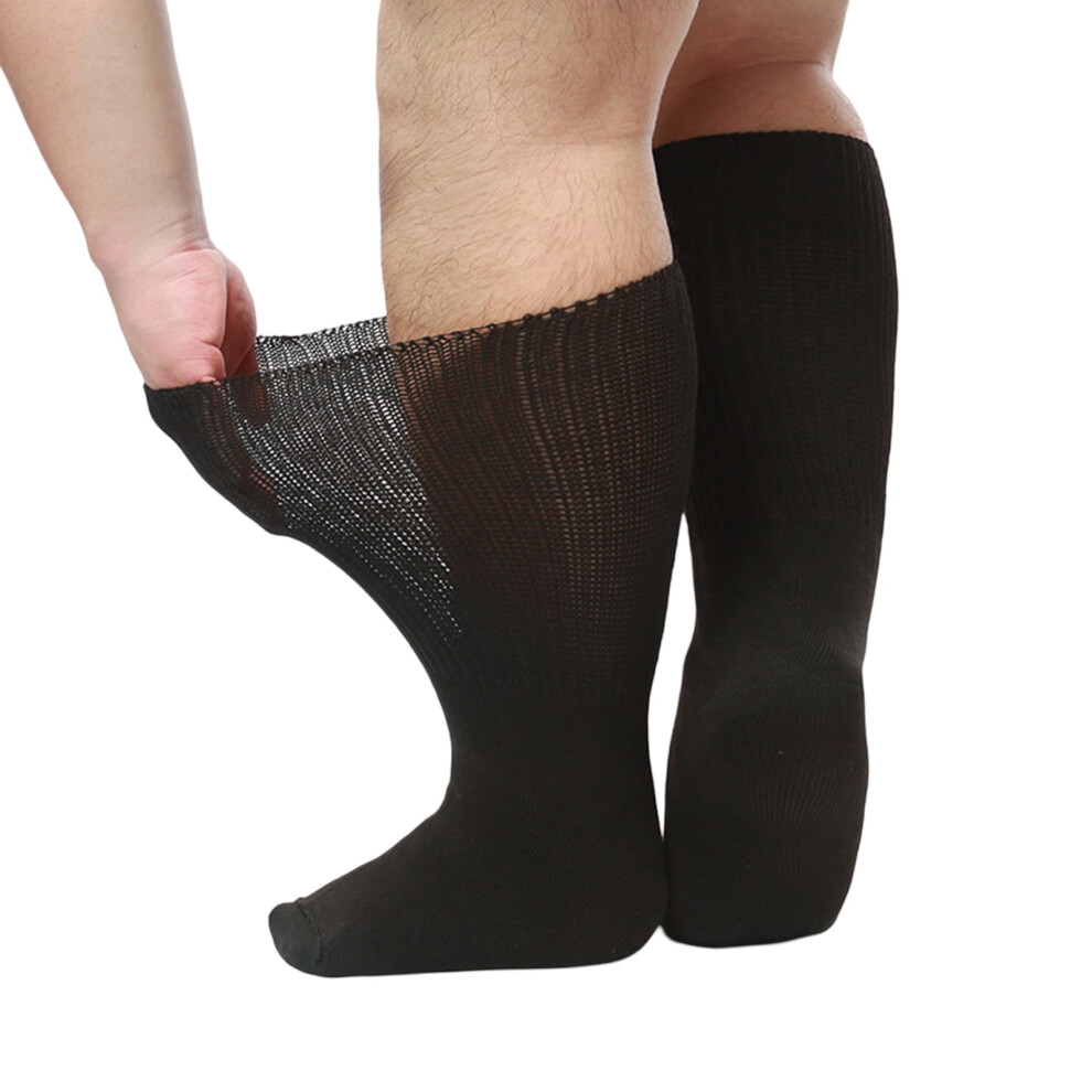 Extra Wide Socks for Swollen Feet Stretch to 30" Seniors Diabetics Socks None Binding Loose Fit Top for Edema Lymphedema