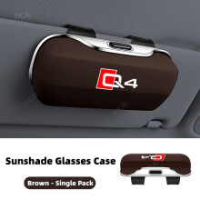 Audi Q4 Car Glasses Case with Push-Button Switch