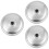 3Pièces Couvercles Aluminium Argentés Pour Poêles Marmites 7