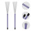 2Paren Duurzame Drum Brushes Paars Met Comfortgreep 3