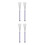 2Paren Duurzame Drum Brushes Paars Met Comfortgreep 5