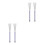 2Paren Duurzame Drum Brushes Paars Met Comfortgreep 6