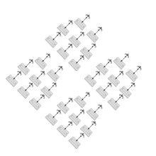 32PiÚces Pieds De Présentation Compatibles Pour Figurines Et ModÚles