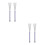 2Paren Duurzame Drum Brushes Paars Met Comfortgreep 9