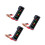 3Pièces Contrôleur Batterie Auto Rouge Usage Durable 12V 10