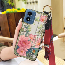 MOTO G Play 2024/4G/5G Phone Case – Shockproof Ring, Wristband, Dirt-Resistant Silicone, Kickstand, Soft Cover