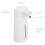 Automatic Touchless Soap Dispenser 400ml Wall Mount IPX5 185x95mm 8