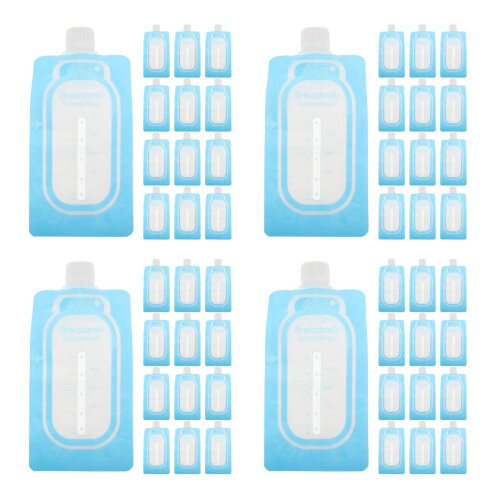 88Pièces Stockage Lait Pet+lldpe Réutilisables