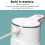 Automatic Touchless Soap Dispenser 400ml Wall Mount IPX5 185x95mm 13