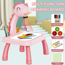 Educational Toys for Kids Child Smart Dinosaur Style Projector Desk With Light & Music Learning Painting Toy Budget Friendly