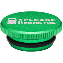Billet Aluminum Green Fuel Cap for Dodge Ram Cummins
