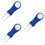 3St Blauwe Folding Divot Tool Golf Met Balmarker 7