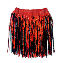 Adjustable Curtain Dress Pet Plastic Fringe Skirt for Dance Festival Beach Parties Adjustable Colorful Tassel Dress for Adults Kids Soft Breathable
