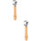 2Pièces Rouleaux Pressage Bois Main Pour Cuir Artisanat 8