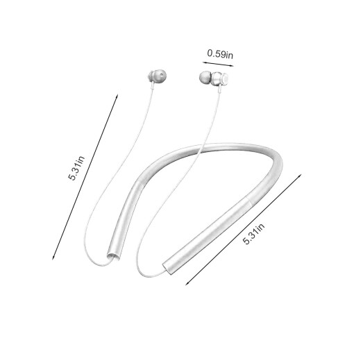 Ασύρματα ακουστικά Bluetooth 5.2 με ζώνη λαιμού IPX4 10H 2